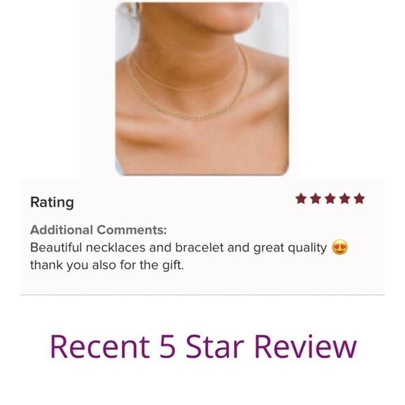 Set of two 18k Gold Choker Chain Necklaces - Picture 10 of 10